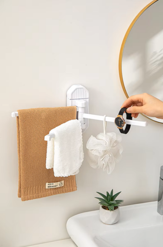 EasyGrip Swivel Towel Rack