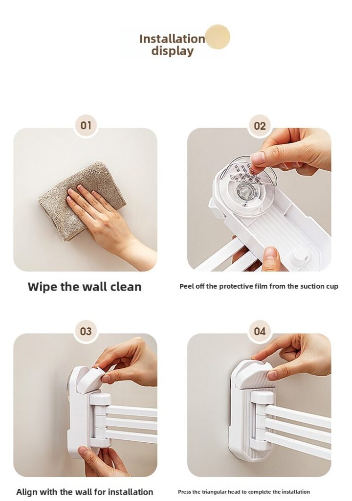 EasyGrip Swivel Towel Rack